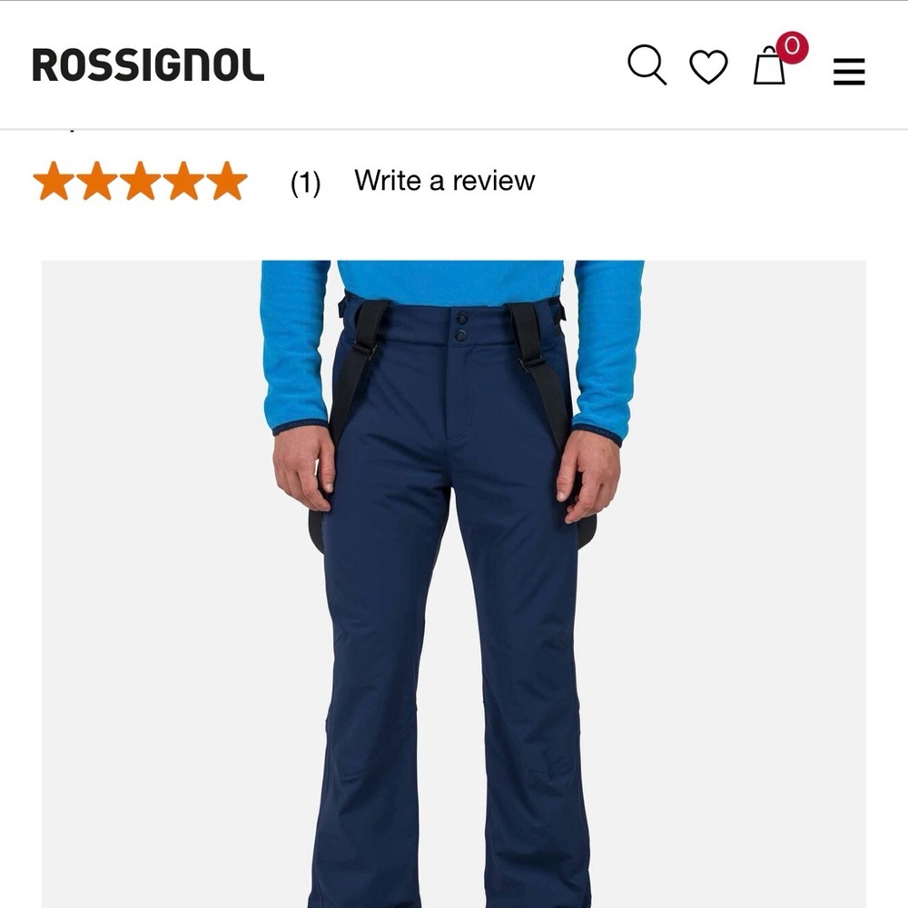 Rossignol Black and Blue Ski Pants